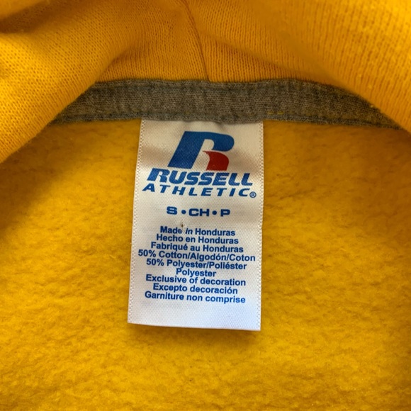 Towson Tigers Fanatics Branded Campus Pullover Hoodie- Yellow - Picture 3 of 3